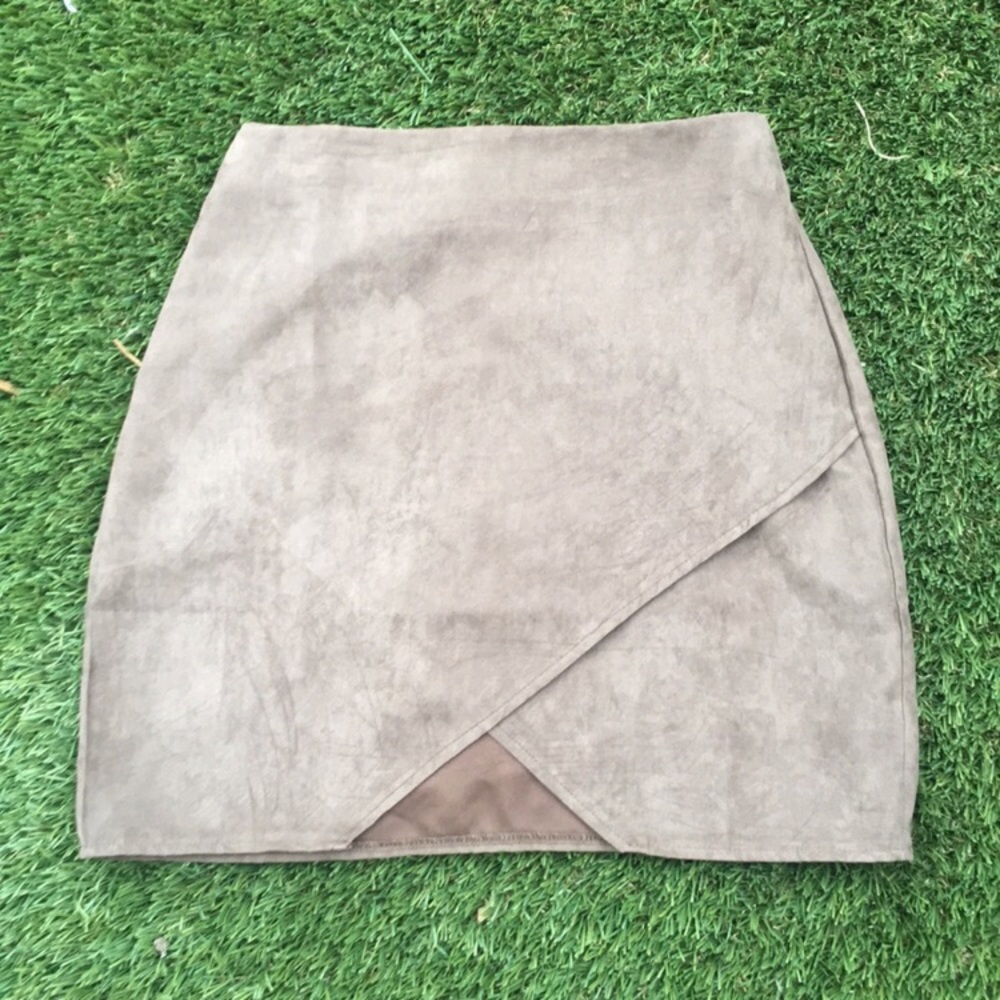 Suede Skirt
